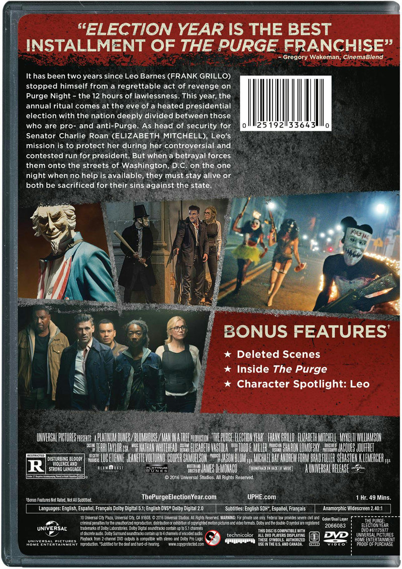 The Purge: Election Year [DVD]