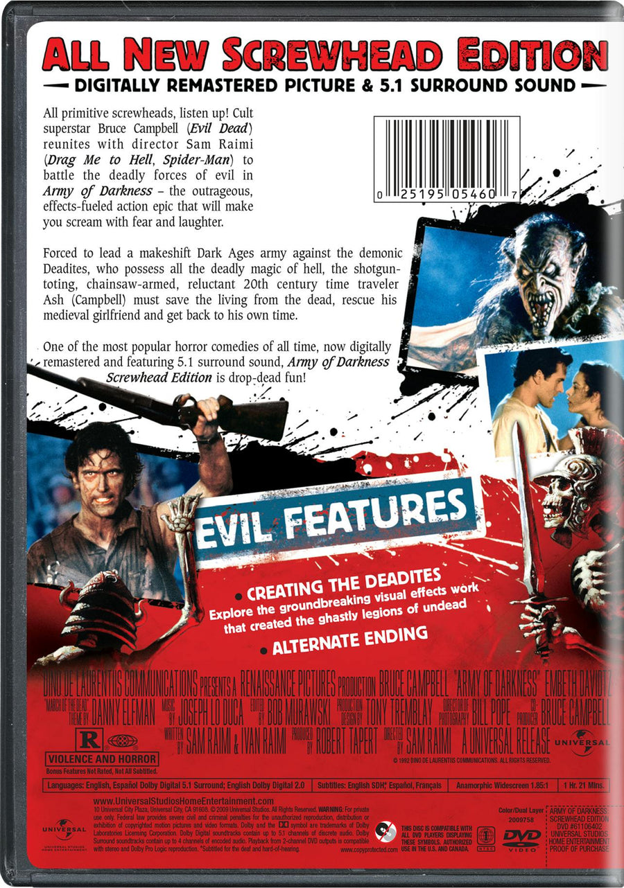 Army of Darkness - The Evil Dead 3 (DVD Special Edition) [DVD]