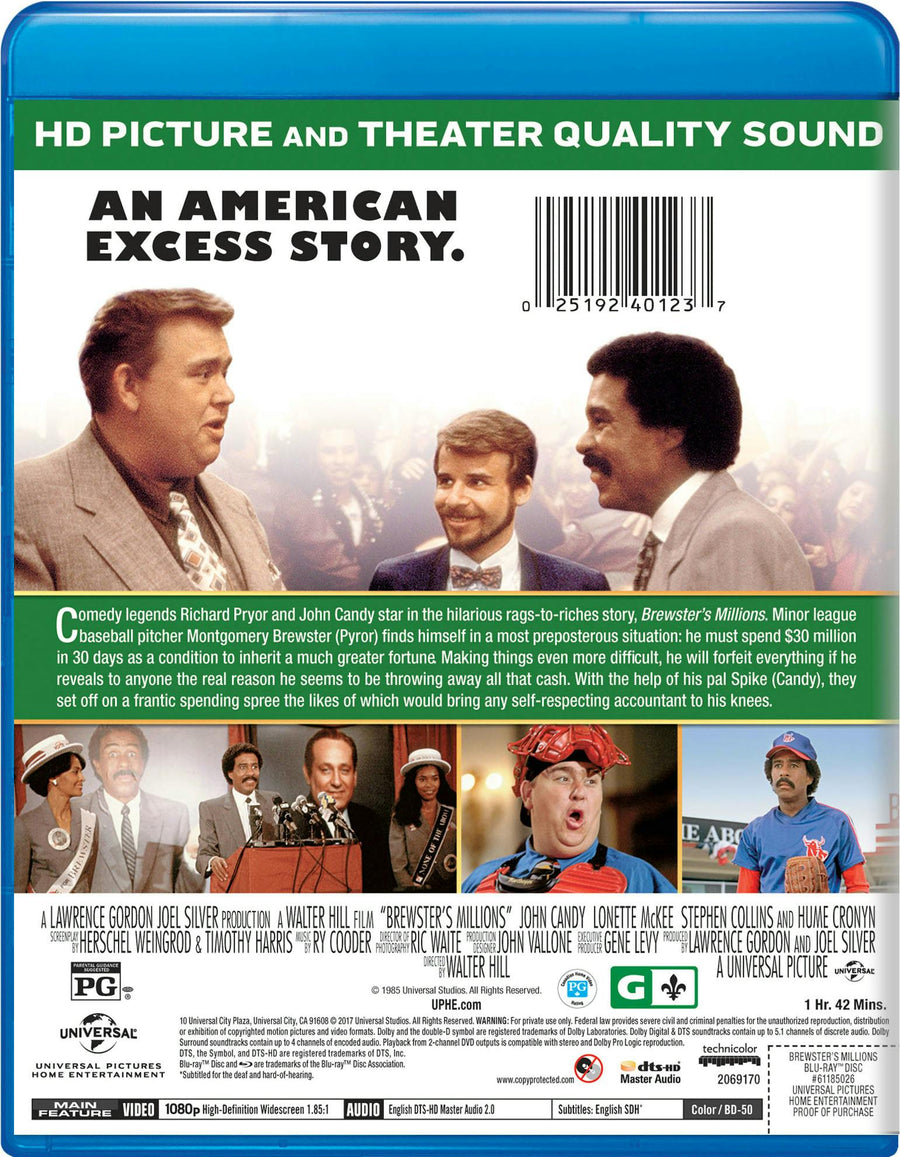 Brewster's Millions [Blu-ray]