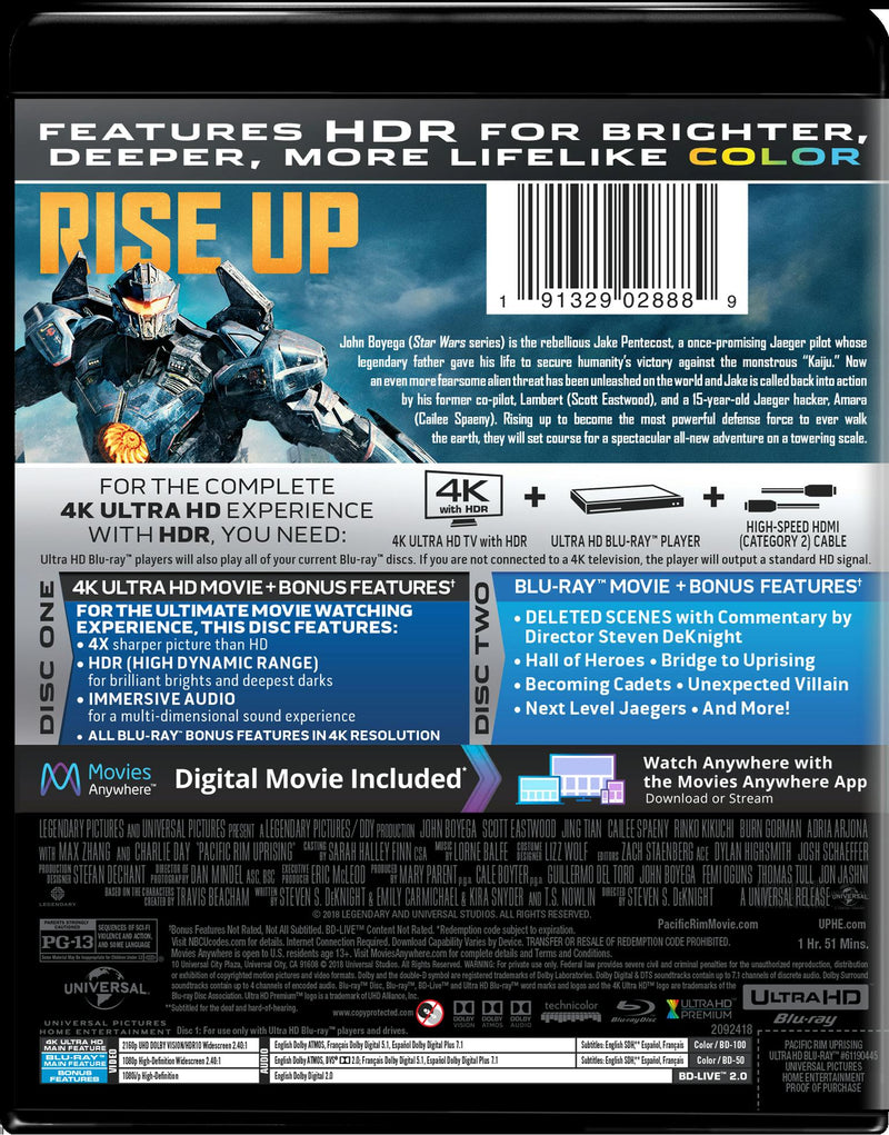 Pacific Rim - Uprising (4K Ultra HD) [UHD]
