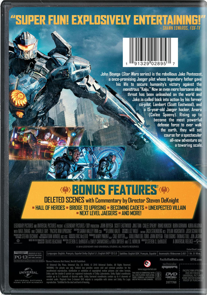 Pacific Rim - Uprising [DVD]