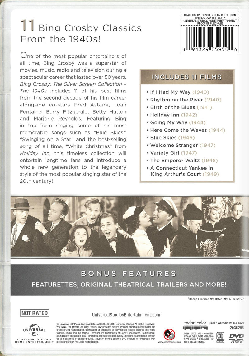 Bing Crosby: The Silver Screen Collection - The 1940s (Box Set) [DVD]