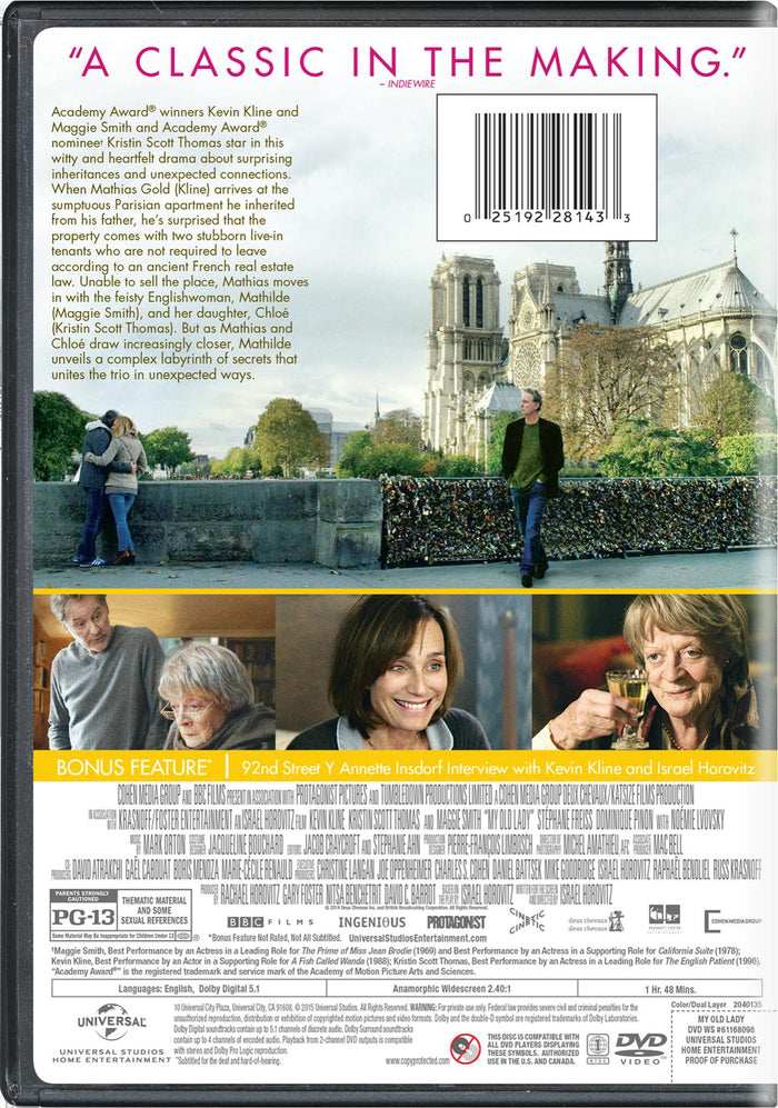 My Old Lady [DVD]