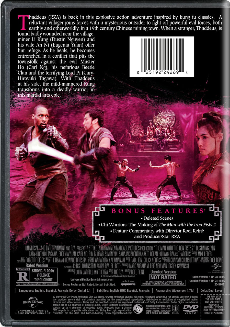The Man with the Iron Fists 2 [DVD]