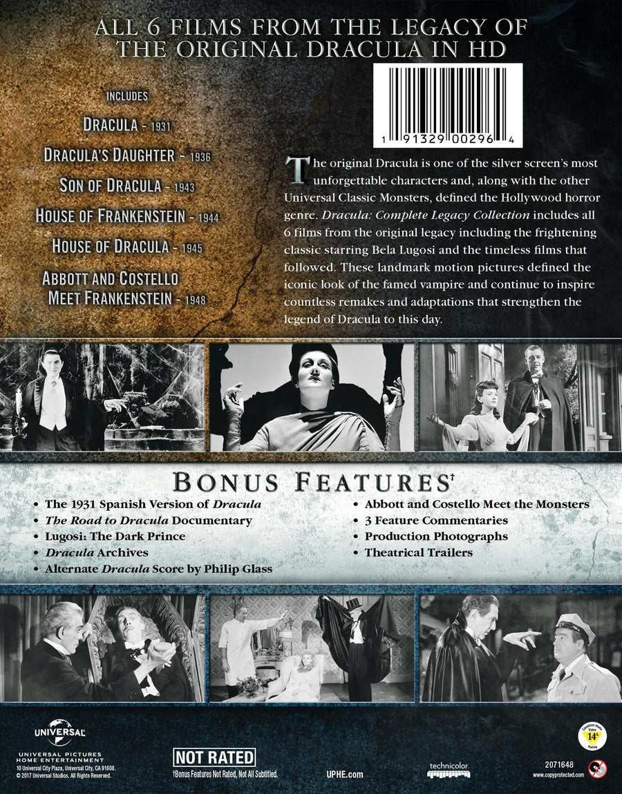 Dracula: Complete Legacy Collection [Blu-ray]