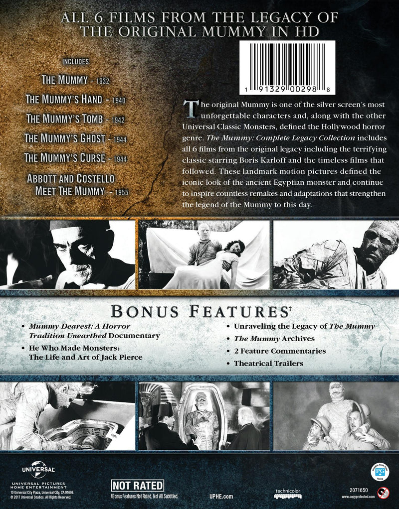 The Mummy: Complete Legacy Collection (Blu-ray Set) [Blu-ray]