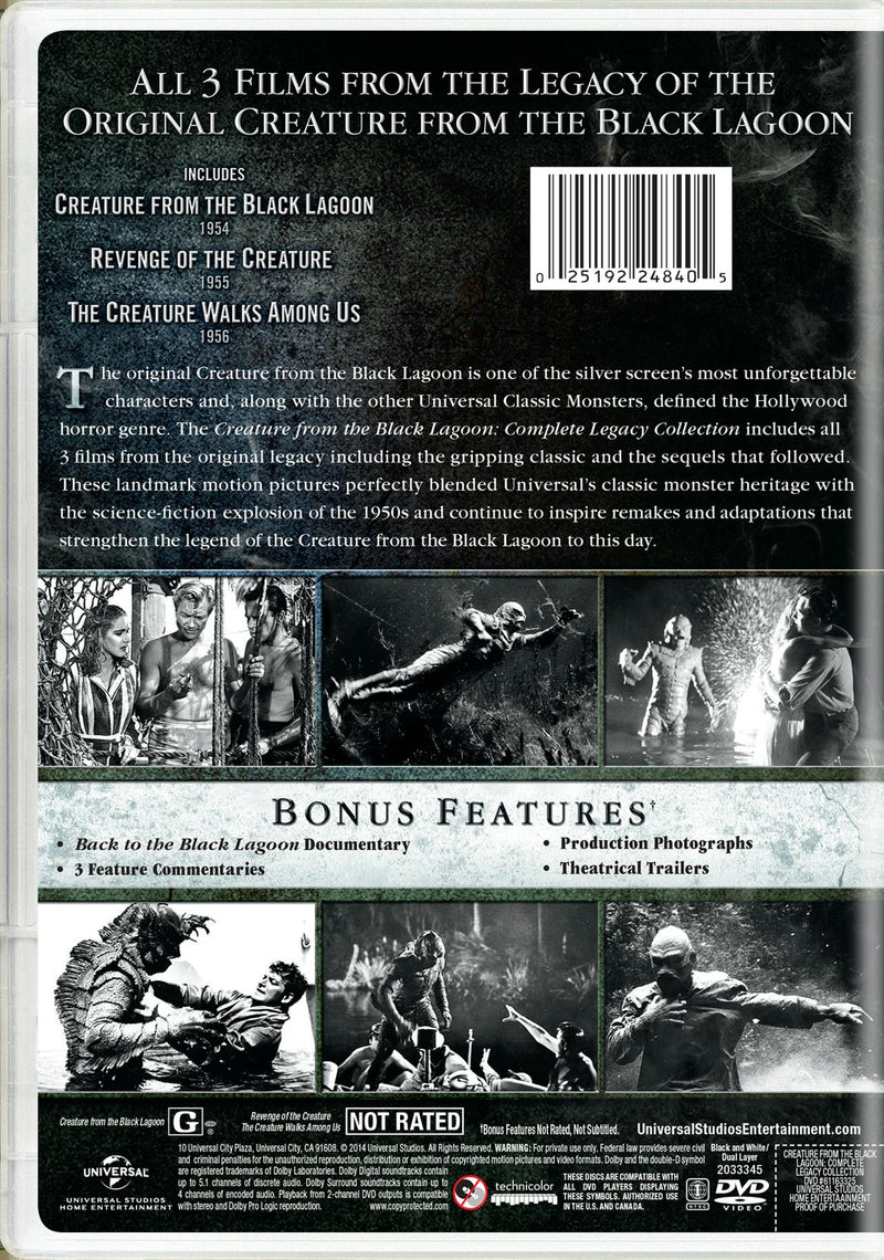 Creature from the Black Lagoon: Complete Legacy Collection (DVD + Movie Cash) [DVD]
