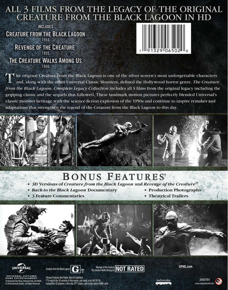 Creature from the Black Lagoon: Complete Legacy Collection [Blu-ray]