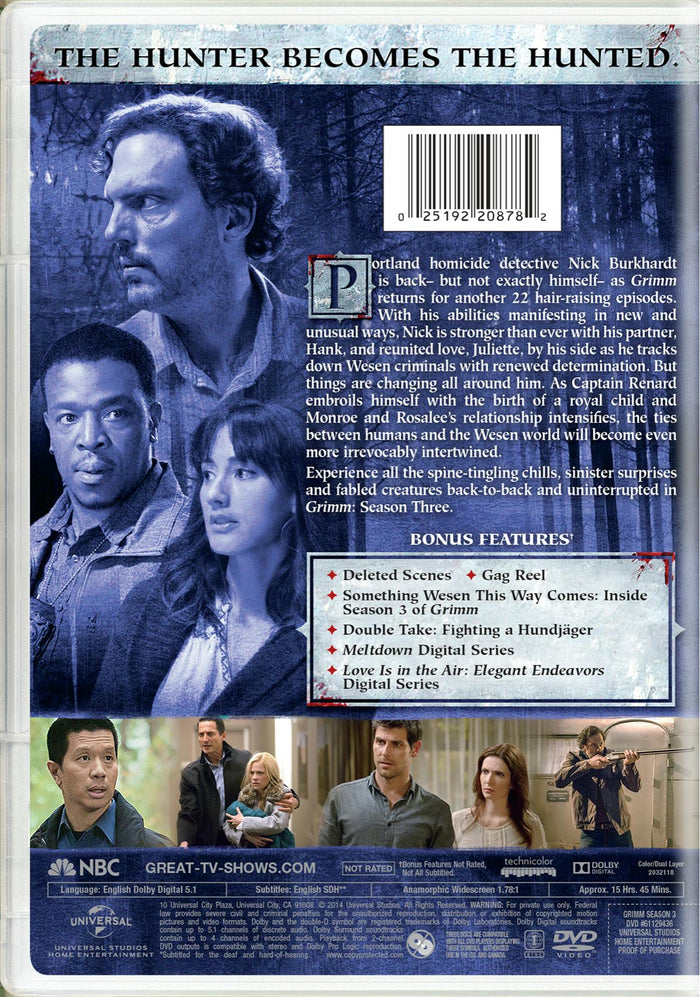 Grimm: Season 3 [DVD]