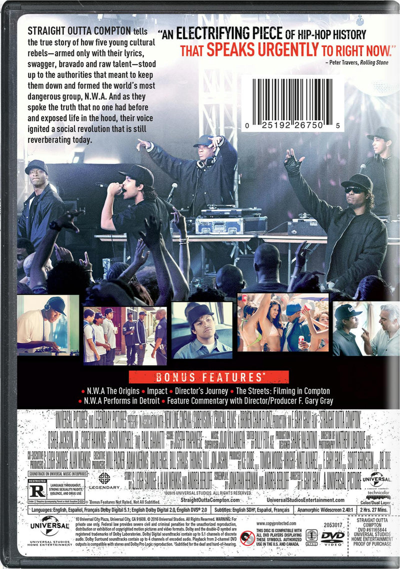 Straight Outta Compton [DVD]
