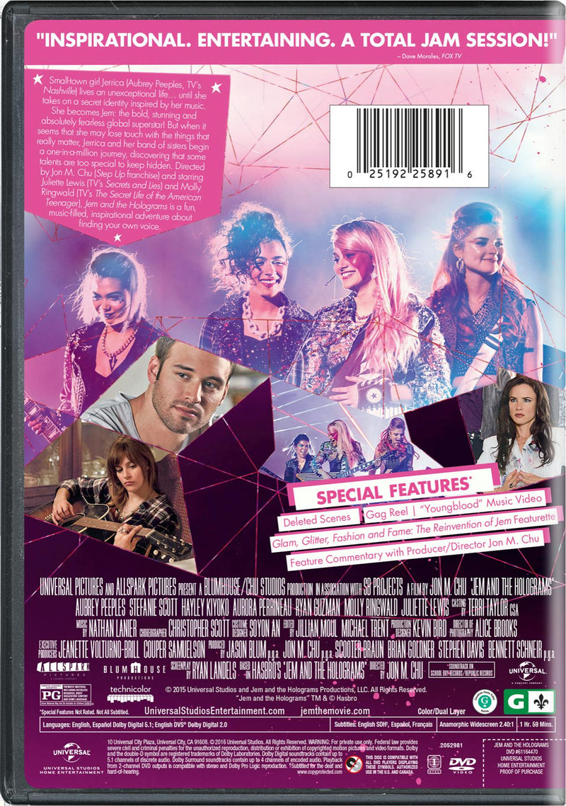 Jem and the Holograms [DVD]