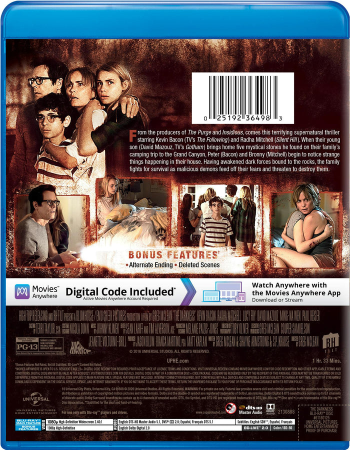 The Darkness (Blu-ray + Digital HD) [Blu-ray]