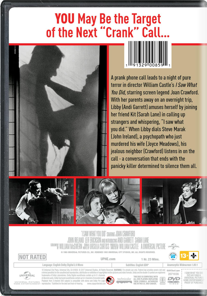 I Saw What You Did [DVD]