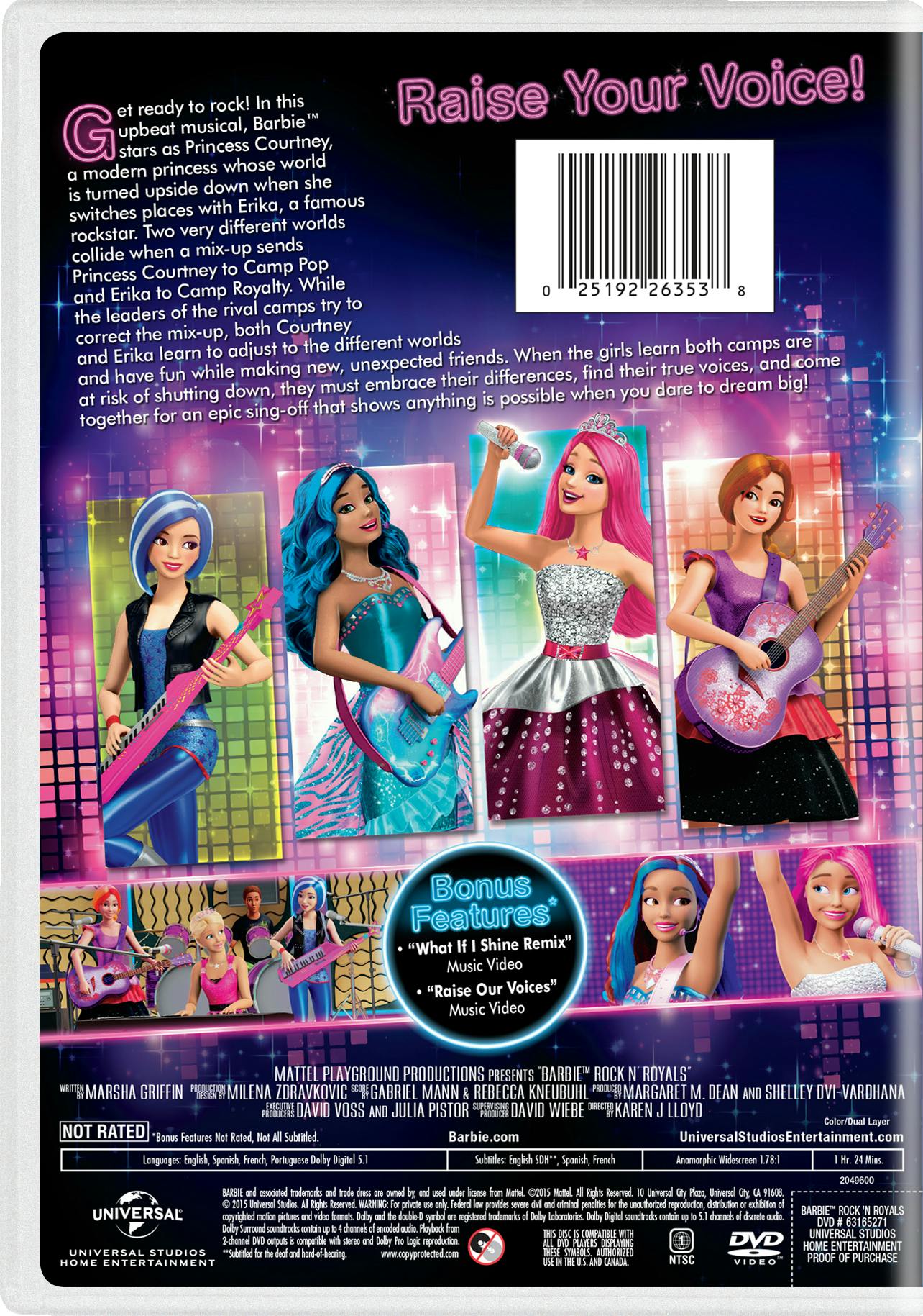 Barbie in Rock 'N' Royals [DVD]