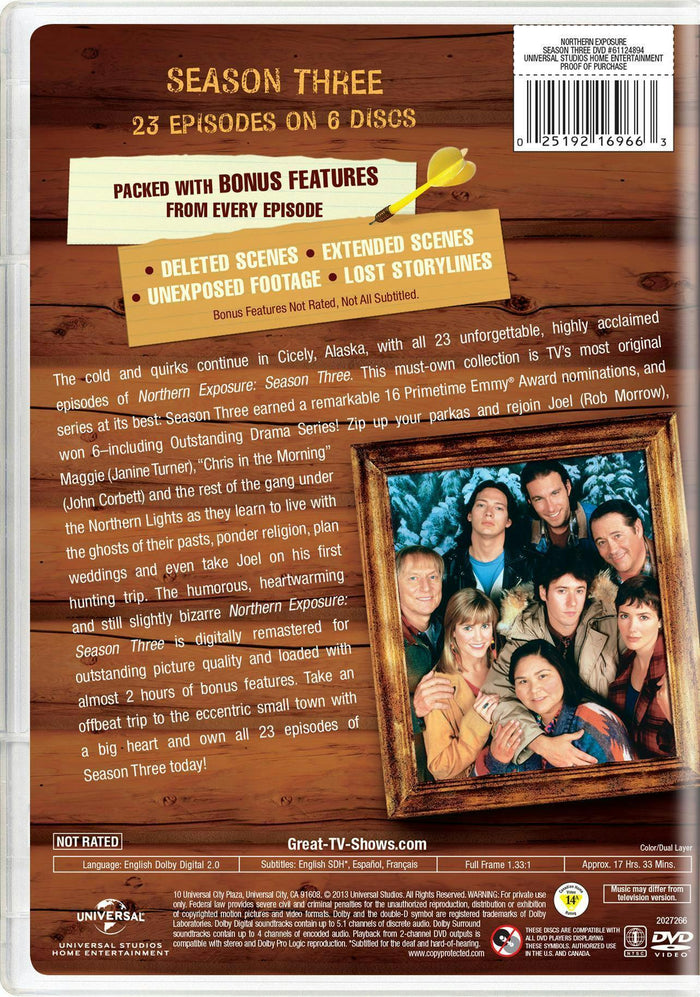 Northern Exposure: Season 3 (DVD New Box Art) [DVD]