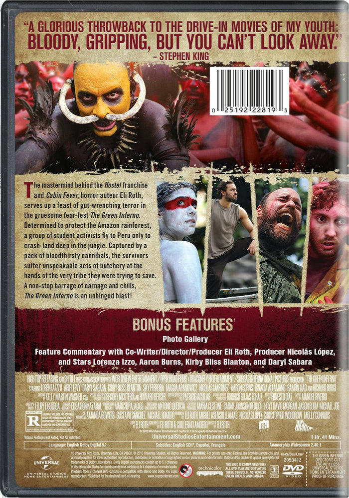 The Green Inferno [DVD]