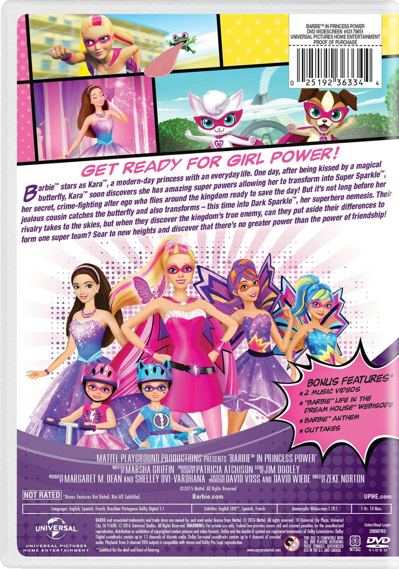 Barbie in Princess Power [DVD]