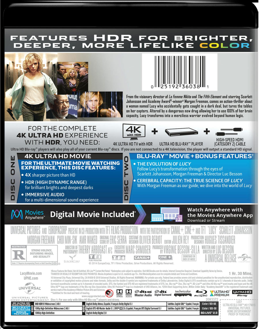 Lucy (4K Ultra HD) [UHD]