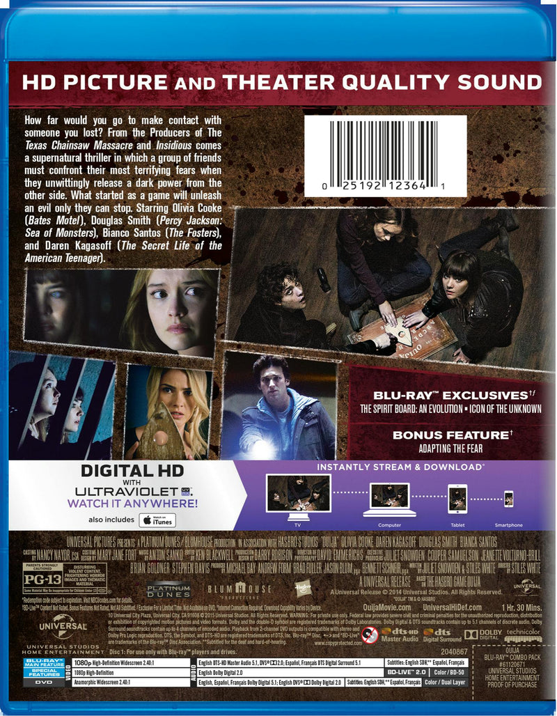 Ouija (DVD) [Blu-ray]
