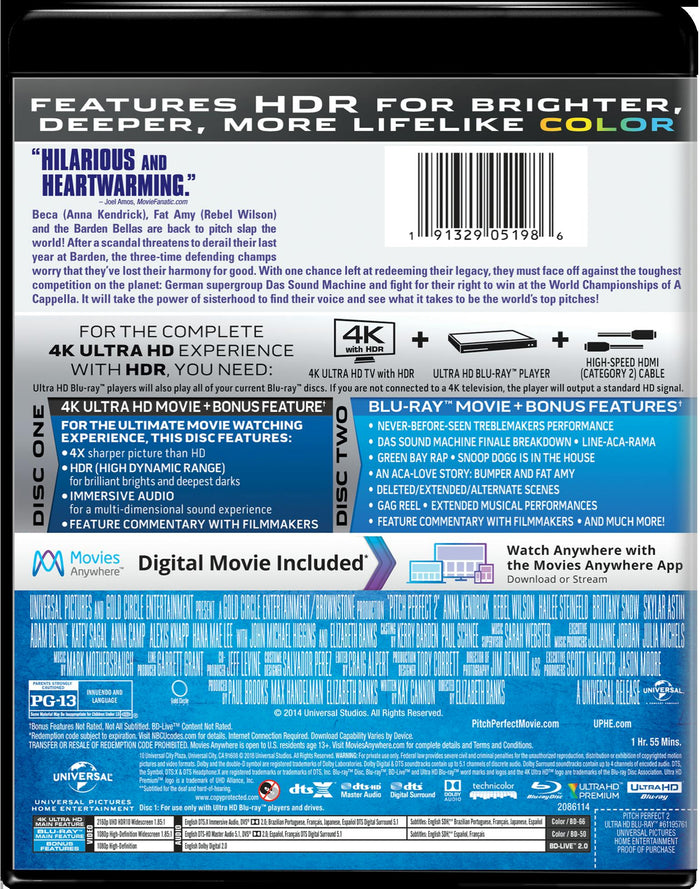 Pitch Perfect 2 (4K Ultra HD) [UHD]