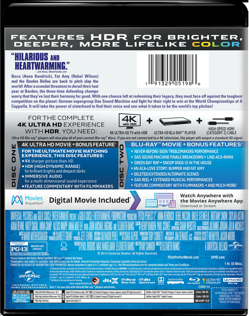 Pitch Perfect 2 (4K Ultra HD) [UHD]