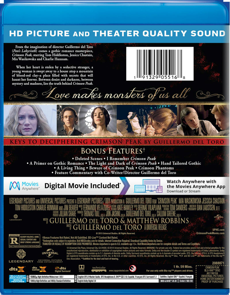 Crimson Peak [Blu-ray]