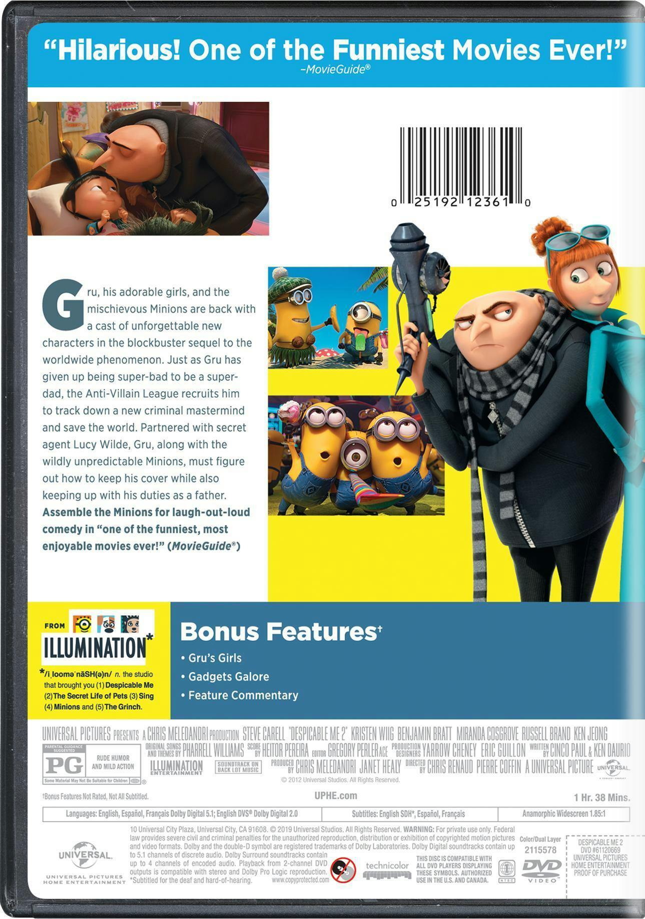 Despicable Me 2 [DVD] – GRUV Entertainment