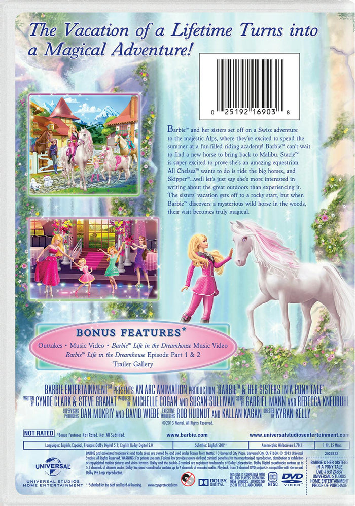 Barbie and Her Sisters in a Pony Tale [DVD]