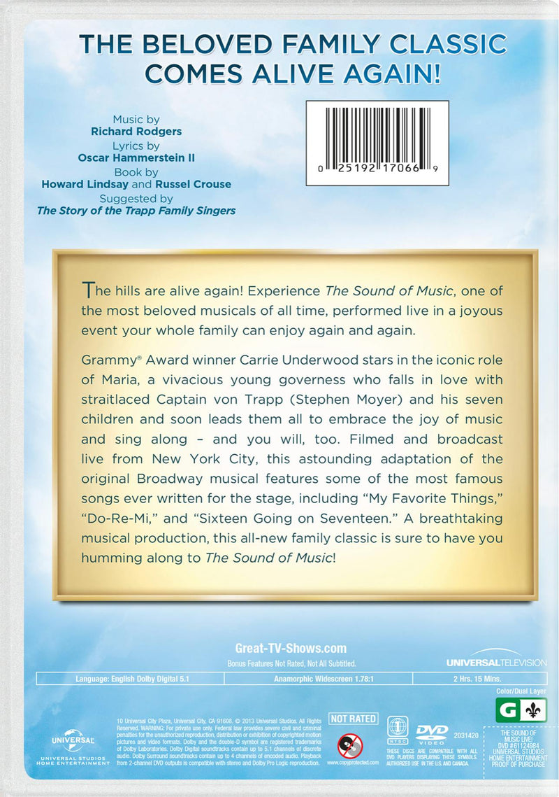 The Sound of Music Live! [DVD]