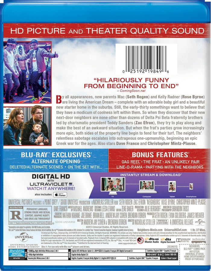 Neighbors (DVD) [Blu-ray]