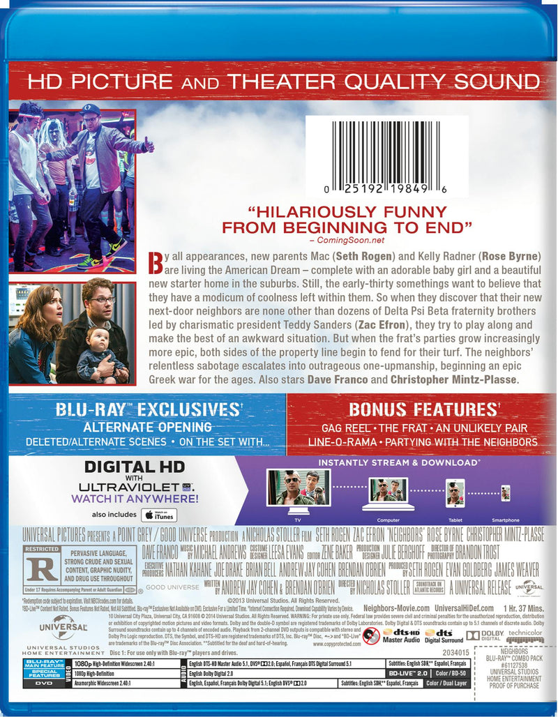Neighbors (DVD) [Blu-ray]