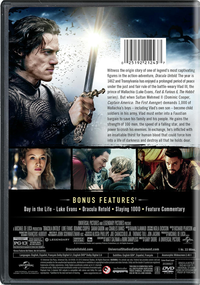 Dracula Untold [DVD]