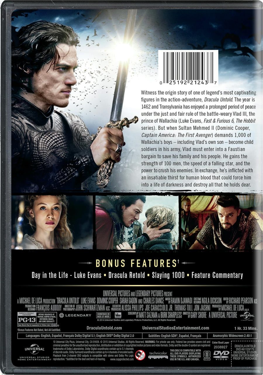 Dracula Untold [DVD]