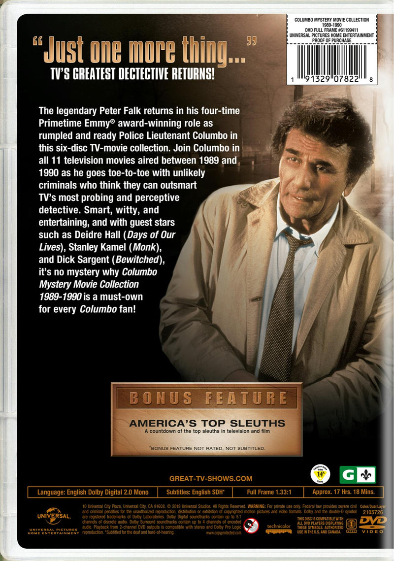 Columbo: Mystery Movie Collection 1989-1990 (DVD Set) [DVD]