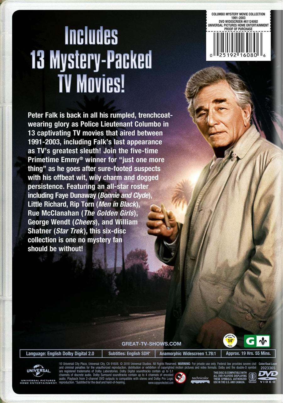 Columbo: Mystery Movie Collection 1991-2003 (Box Set) [DVD]