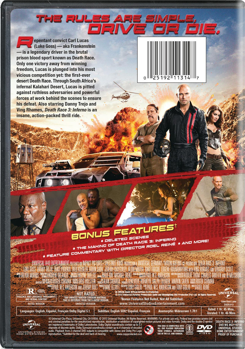 Death Race: Inferno [DVD]