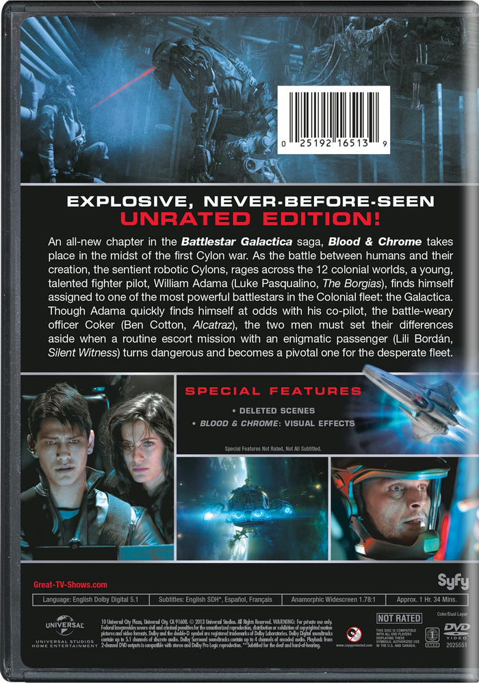 Battlestar Galactica: Blood and Chrome [DVD]