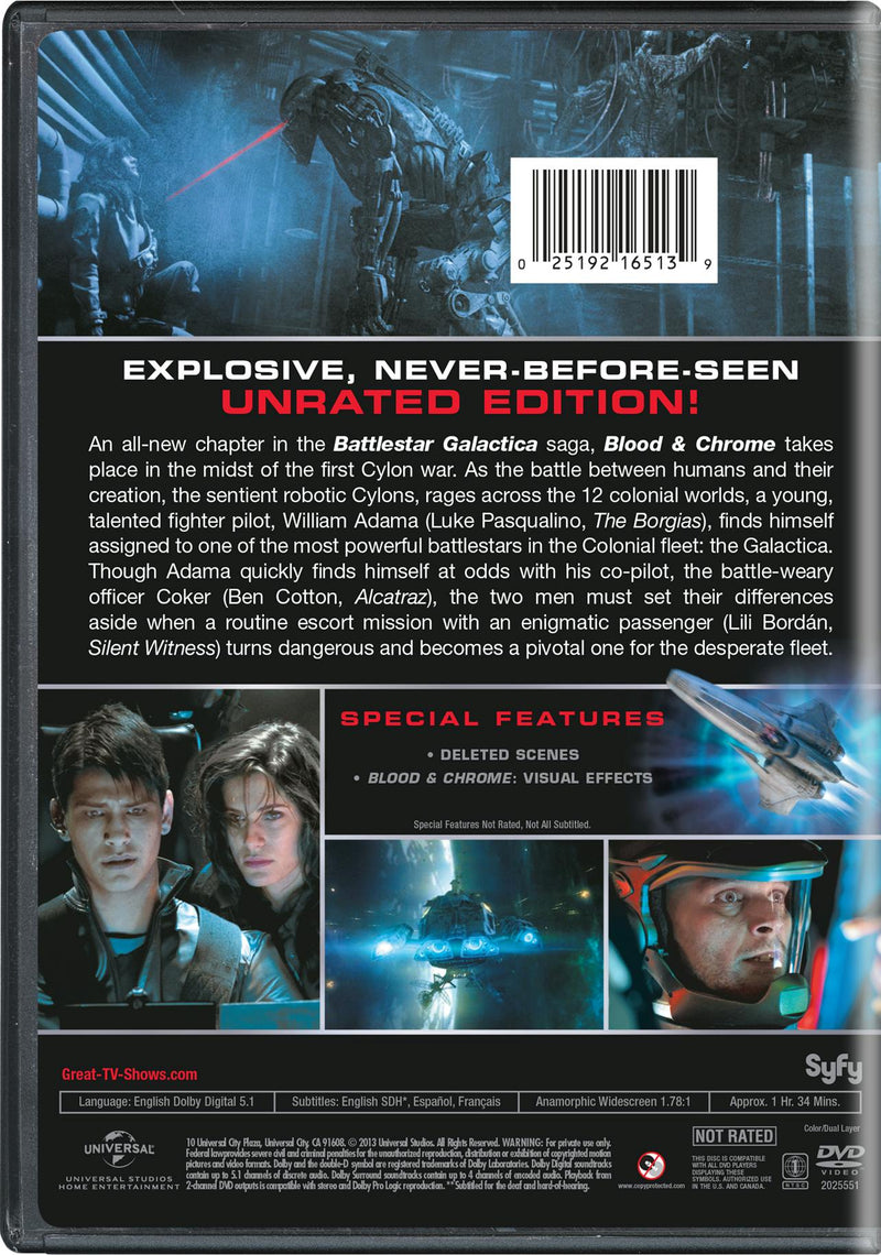 Battlestar Galactica: Blood and Chrome [DVD]