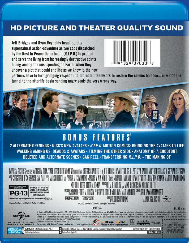 R.I.P.D. [Blu-ray]