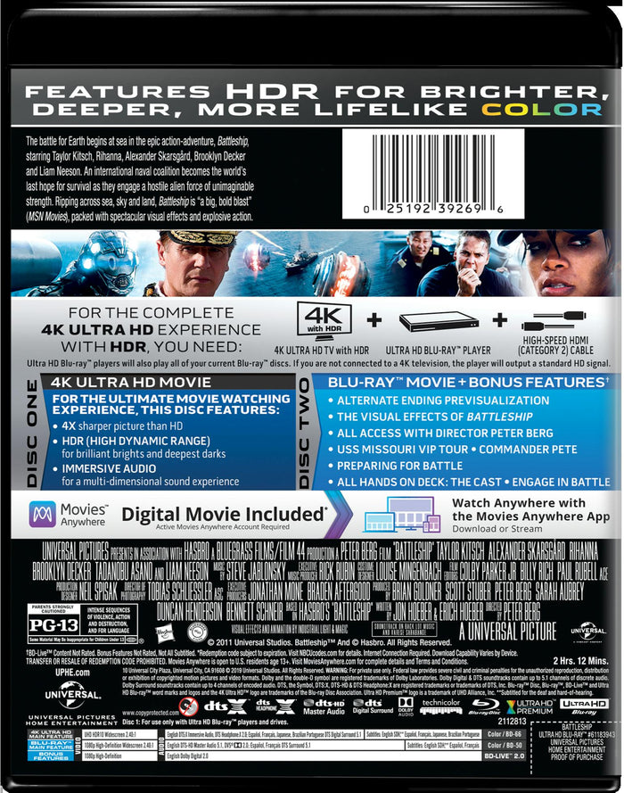 Battleship (4K Ultra HD) [UHD]