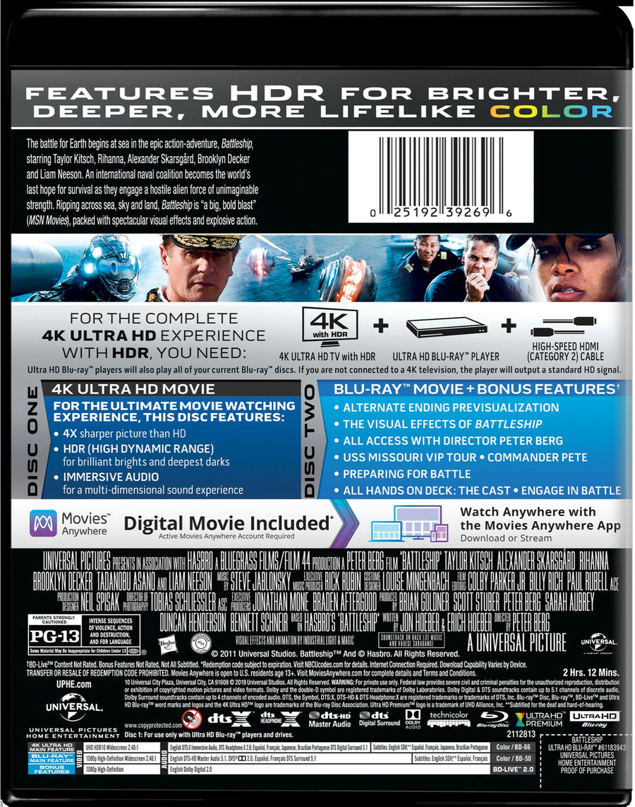 Battleship (4K Ultra HD) [UHD]