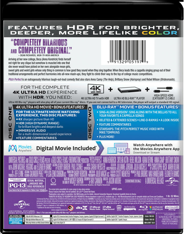 Pitch Perfect (4K Ultra HD) [UHD]