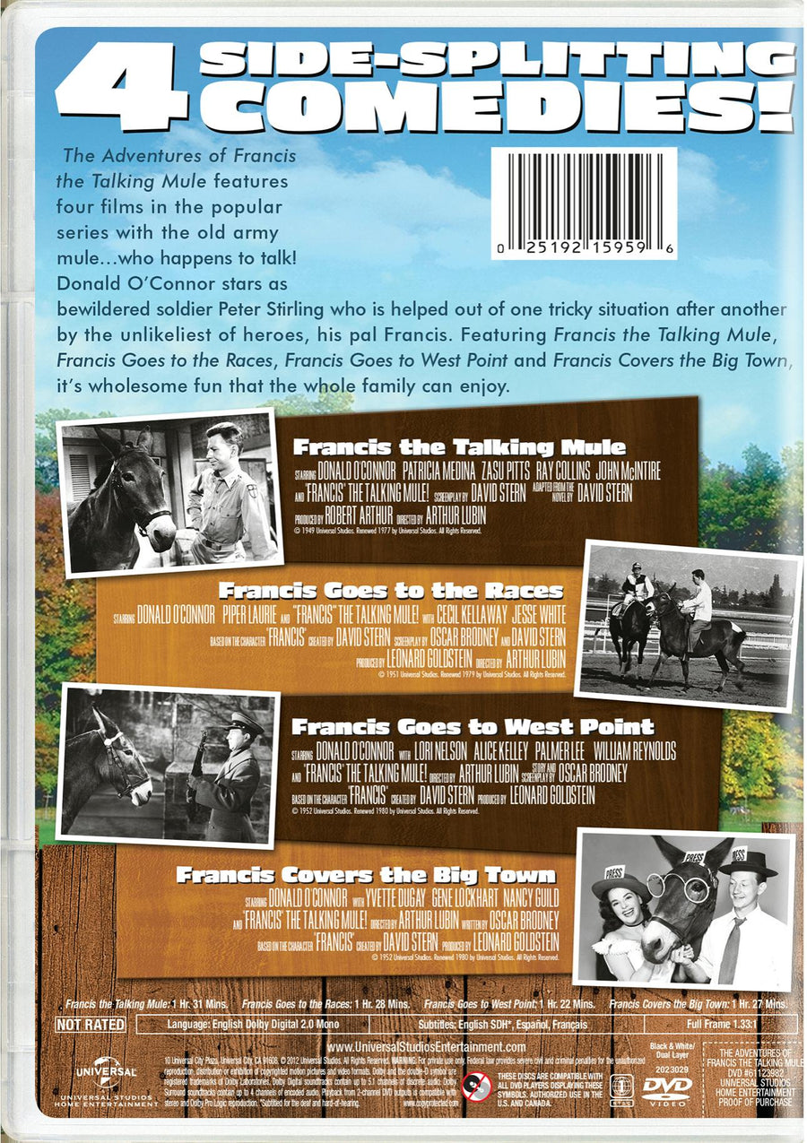 The Adventures of Francis the Talking Mule [DVD]