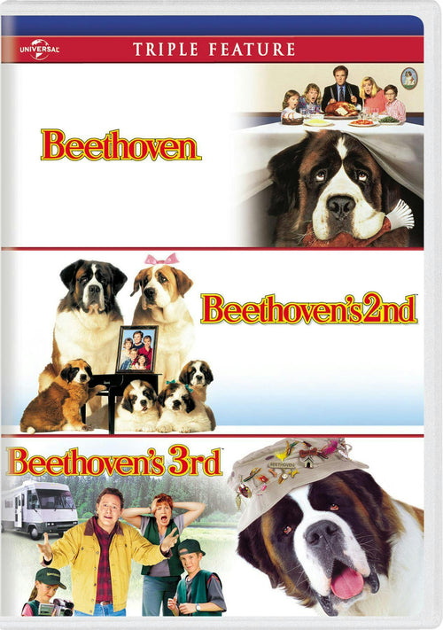 Beethoven/Beethoven's 2nd/Beethoven's 3rd (DVD Triple Feature) [DVD]