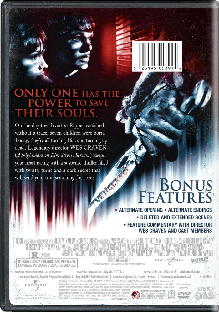 My Soul to Take [DVD]