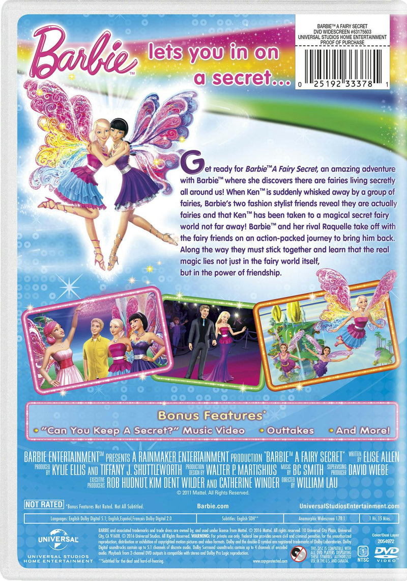 Barbie: A Fairy Secret [DVD]
