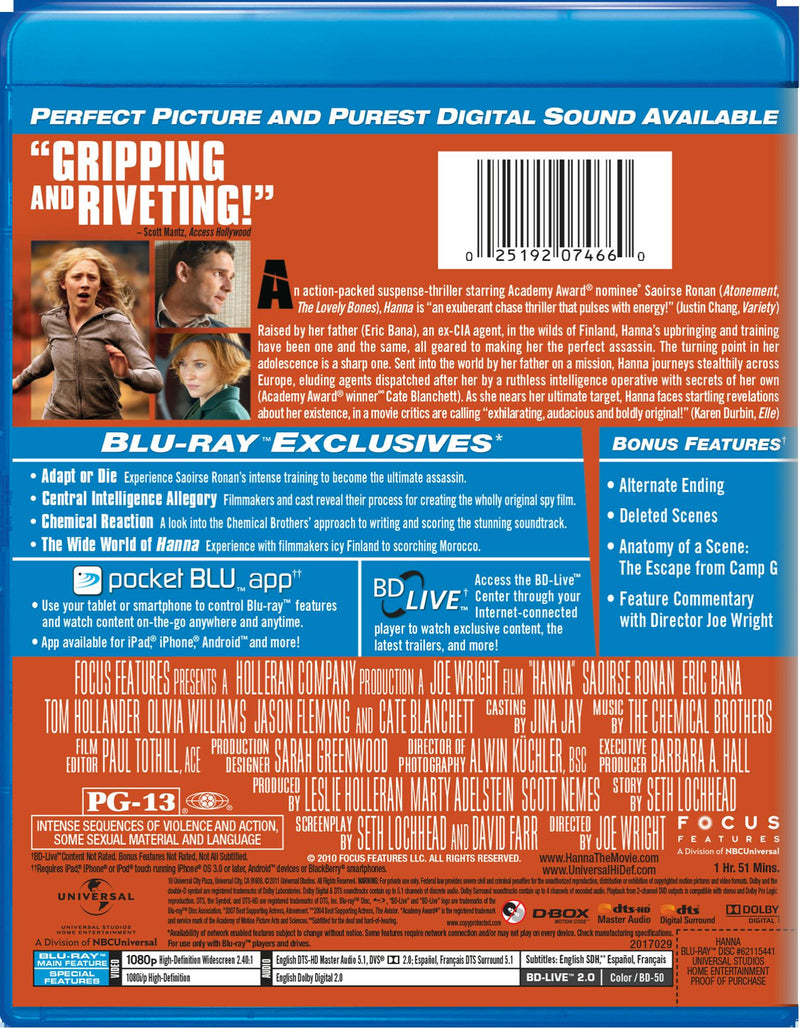 Hanna [Blu-ray]
