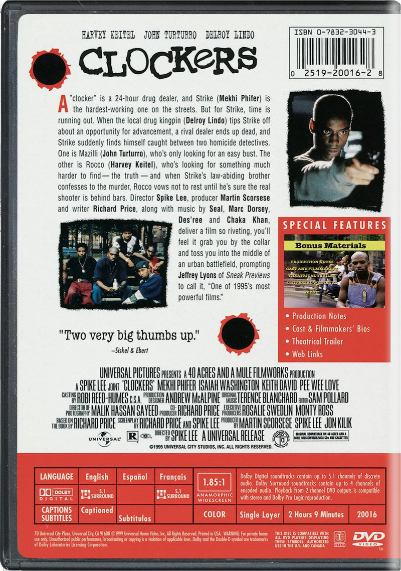 Clockers [DVD]