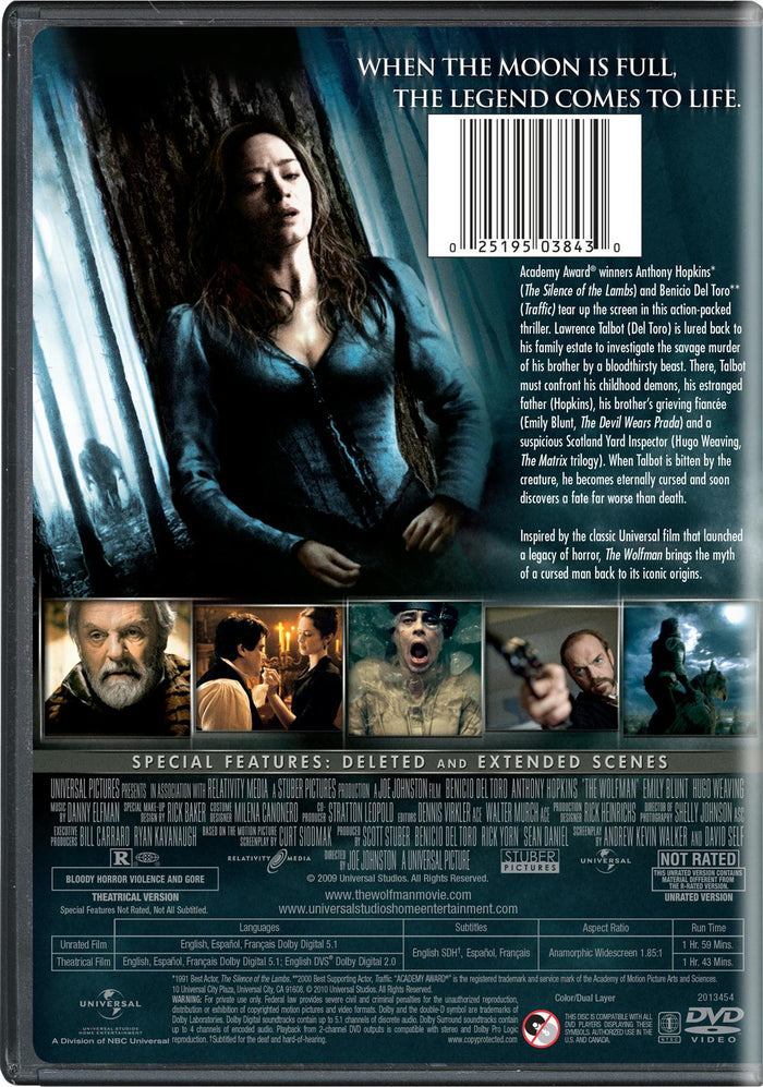 The Wolfman (DVD Unrated Director's Cut) [DVD]