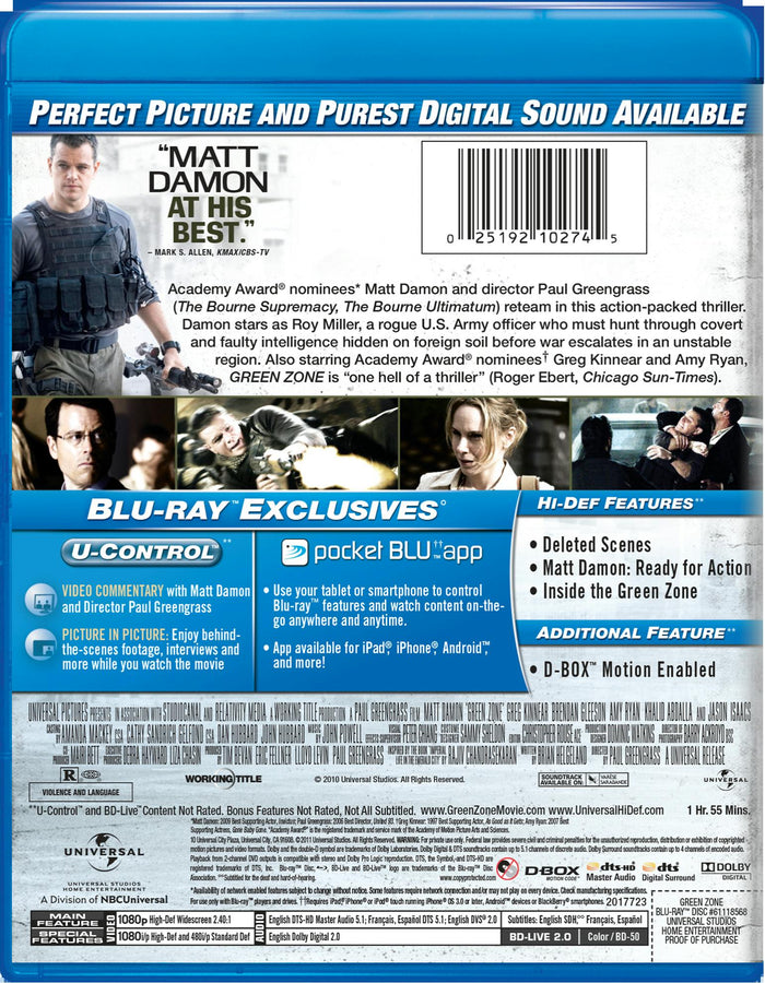 Green Zone (Blu-ray New Packaging) [Blu-ray]